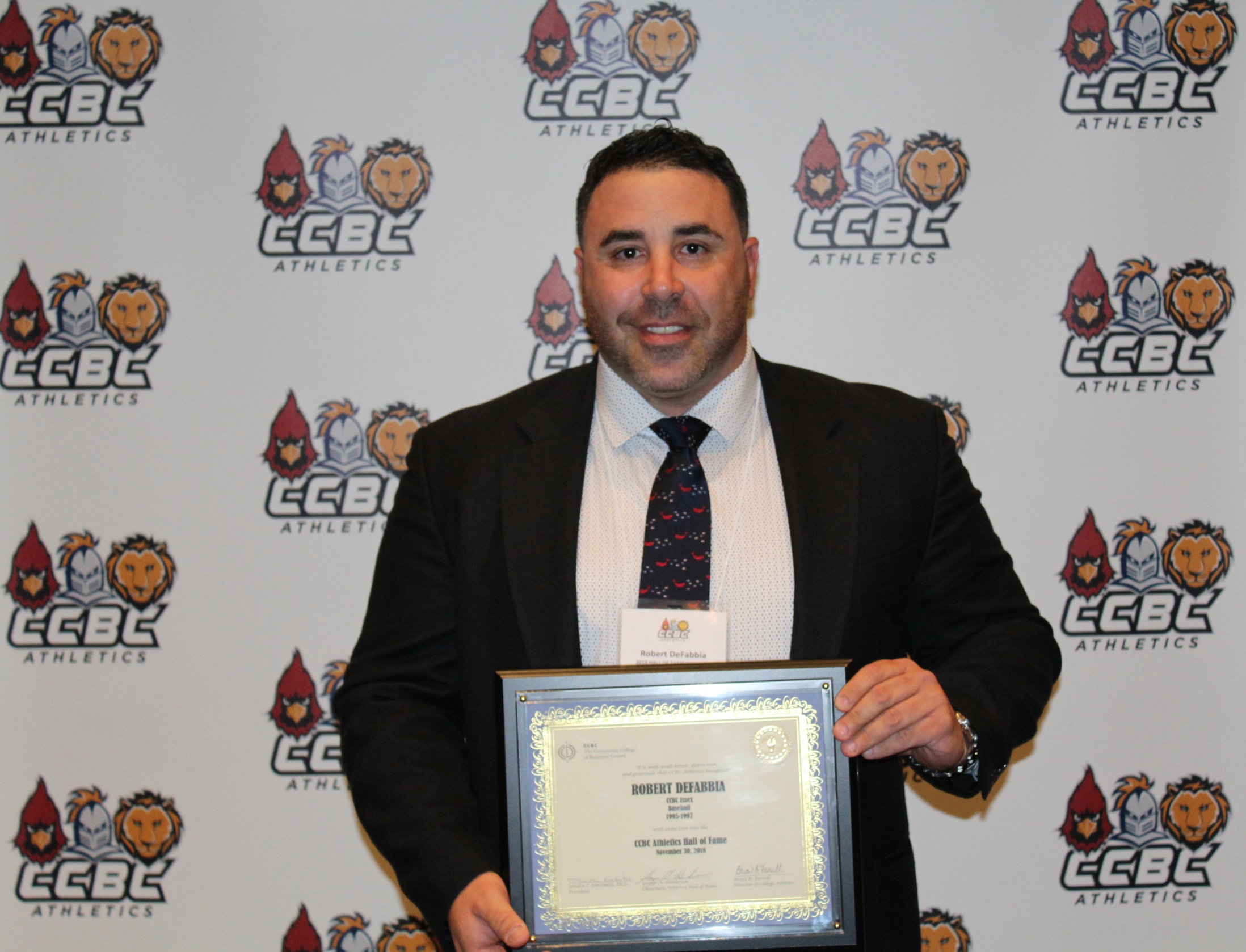 Throwback Thursday: 2018 CCBC Athletics Hall of Famer, Essex Baseball's Robert DeFabbia